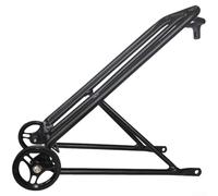Caswynlife Estante trasero de aleación de aluminio, para bicicleta plegable de 16 pulgadas, compatible con 349 abierto de 112 mm, portador de carga ligero con agujeros de montaje (C)
