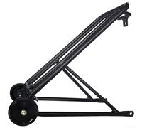 Caswynlife Estante trasero de aleación de aluminio para bicicleta plegable de 16 pulgadas, compatible con modelos de ruedas 349, portabicicletas ligero con agujeros de montaje para una fácil