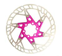 Caswynlife Freno de disco flotante de 160 mm, ligero de seis pernos para bicicletas plegables MTB, disipación rápida del calor y senderos ásperos estables (160 mm, magenta)