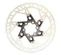 Caswynlife Freno de disco flotante ligero de 160 mm para bicicletas de montaña, diseño ultraligero de seis pernos con rápida disipación de calor para un mejor rendimiento de frenado en desafíos (160
