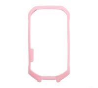 Caswynlife Funda para computadora de bicicleta semienvuelta, para Garmin Edge 1050, cubierta protectora de plástico PP con absorción de impactos en las esquinas, carcasa rígida antiarañazos (rosa)