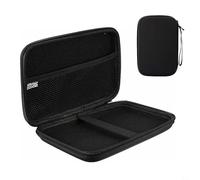 Caswynlife Funda rígida de transporte para GPS, para dispositivos de 7 pulgadas, bolsa de almacenamiento EVA a prueba de golpes, con bolsillo de malla, para Garmin Dezl Magellan, y accesorios, negro
