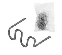 Caswynlife Grapadora ondulada, 1000 grapas de soldadura de acero inoxidable de 0,8 mm para reparación de plástico caliente, kit de fijación de parachoques de coche