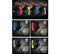 Caswynlife Guantes de ciclismo de microfibra de medio dedo con palma de cuero grueso, absorción de impactos y ajuste transpirable para hombres y mujeres, carretera para montar en bicicleta de montaña