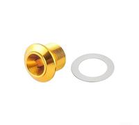 Caswynlife Herramienta de extracción de tapa de manivela, kit de soporte inferior de aleación de aluminio, reparación de bicicletas, mecánica de hardware y entusiastas del bricolaje, negro (A-dorado)
