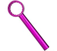 Caswynlife Herramienta de soporte inferior Hollowtech para extracción de manivela de bicicleta, llave de extracción de taza BB de aleación de aluminio compatible con SRAM (morado)
