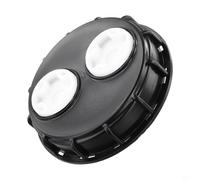 Caswynlife IBC - Tapón de depósito (163 mm, doble orificio de ventilación, polietileno de alta densidad, para almacenamiento de agua de 1000 L y barriles de lluvia)