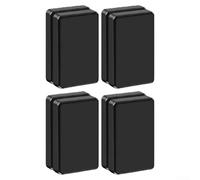 Caswynlife Imanes de peso de cortina para colgar rectos, clips de cierre magnético para evitar que se mueva en cortinas, banderas, manteles, ducha, plástico e imán (negro)