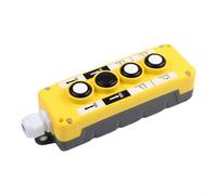 Caswynlife Interruptor de control de grúa serie COP, estación de botón colgante, para elevación de elevación, 2A/5A 250V/500V, ignífugo a prueba de lluvia, botón industrial (COP-4B)