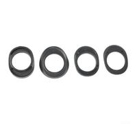 Caswynlife Juego de espaciadores de auriculares de 1-1/8 pulgadas para bicicleta de montaña y carretera, 4 arandelas de tubo de dirección de plástico de 2 mm, 5 mm, 10 mm, kit de ajuste de horquilla