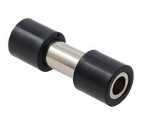 Caswynlife Kit de doble buje trasero de bicicleta para bicicletas de montaña de cola suave, funda de aluminio con bujes de goma negra, 8 mm de diámetro interior x 12 mm de diámetro exterior (54 mm, 1