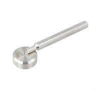 Caswynlife Kit de herramientas de ajuste de remache de doble tapa, punzón manual de acero para bricolaje de cuero, opciones de apertura de 6 mm, 8 mm, 10 mm, base incluida para tapa individual y doble