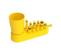 Caswynlife Kit de herramientas de purga de freno de disco hidráulico con adaptadores de llenado de aceite mineral para mantenimiento de bicicletas - Bolsa compacta de nailon amarillo