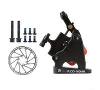 Caswynlife Kit de pinza de freno de disco hidráulico para bicicleta de carretera, aleación de magnesio de aluminio, para disco de 140/160 mm, compatible con bicicletas de carretera, aceite mineral
