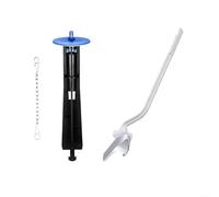 Caswynlife Kit de reparación de válvula de drenaje de inodoro para AquaPiston GP1229656, K-1188999, K-1188998, material ABS con palanca, tapa, cadena y mango empotrado, azul o (azul)