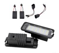 Caswynlife Lámpara Matrícula ABS Impermeable Play Lámpara Matrícula ABS | Compatible para golf 4-7, GTI, para r32, Rabbit, blanca xenón 6500K, visibilidad nocturna mejorada