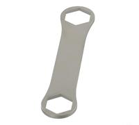Caswynlife Llave de doble extremo para Fox para tapa superior de horquilla RockShox, herramienta de mantenimiento de suspensión MTB de acero inoxidable (27-28 mm)