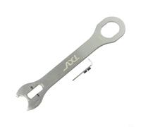 Caswynlife Llave de pedalier de bicicleta, herramienta de acero para sistemas Campagnolo, llave plateada para mantenimiento y reparación de bicicletas, engranaje mecánico profesional de ciclismo con