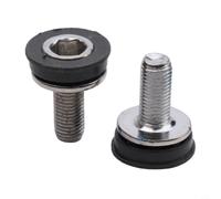 Caswynlife M8 15mm cabeza hexagonal brazo manivela pernos de fijación tornillos de sellado de metal para piezas de repuesto de soporte inferior MTB