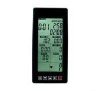 Caswynlife Monitor de bicicleta estática con escaneo automático, pantalla multifunción, para tiempo, velocidad, distancia, calorías, computadora de plástico, para máquina de remo elíptica de bicicleta