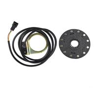 Caswynlife Pedal de bicicleta eléctrica Sensor PAS, con 5/8/12 imanes, asistente de velocidad, para conversión de bicicleta eléctrica, detector de aleación (12 imanes)