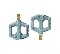 Caswynlife Pedales de bicicleta de nailon ligeros con rodamientos sellados y pasadores antideslizantes para bicicletas plegables de carretera MTB, par de repuesto (gris)