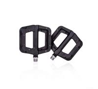 Caswynlife Pedales de plataforma grande de fibra de nailon MTB pedales antideslizantes texturizados para equipo fijo y ciclismo de montaña todoterreno (negro)