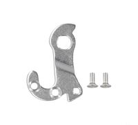 Caswynlife Percha de cambio trasera de aleación de aluminio, para TCX FCR OCR gigante, soporte de gancho trasero de engranaje de bicicleta con tornillos, color plateado