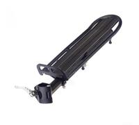 Caswynlife Portabicicletas extensible de aluminio con soporte de tija de sillín de liberación rápida, portaequipajes trasero ajustable para bicicletas eléctricas plegables MTB Road (palanca de