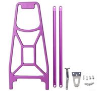 Caswynlife Portabicicletas plegable trasero CNC de aleación de aluminio para Brompton Pline Cline, ligero, fácil de instalar, marco de soporte de equipaje de bicicleta, morado, rosa, plateado, verde