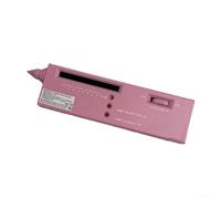Caswynlife Probador LED con indicadores audiovisuales para medición de dureza de piedras preciosas, herramienta electrónica de pluma detector de moissanita con plataforma de piedra suelta, rosa