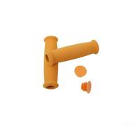 Caswynlife Puños de esponja para bicicleta H & lebar, empuñaduras antideslizantes ultraligeras para bicicleta de montaña, suaves y cómodas almohadillas de cinta H&Bar, 125 mm (amarillo)