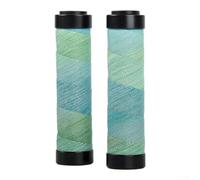 Caswynlife Puños para manillar de bicicleta, textura antideslizante, absorción de golpes, extremos de barra de aleación para bicicleta de carretera, ciclismo, cómodo, antivibración, almohadillas de