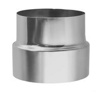 Caswynlife Reductor de revestimiento de humos de acero inoxidable, adaptador de tubo de estufa de chimenea para conectar el aparato al revestimiento o conducto de doble pared, conector de calefacción