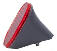 Caswynlife Reflector de radios de bicicleta, patrón hexagonal de alta visibilidad para seguridad de conducción nocturna, material de policarbonato duradero, fácil de ajustar para bicicleta y bicicleta
