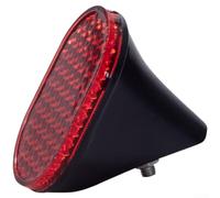 Caswynlife Reflector de radios de bicicleta, patrón hexagonal de alta visibilidad para seguridad de conducción nocturna, material de policarbonato duradero, fácil de ajustar para bicicleta y bicicleta
