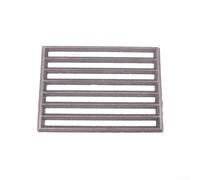 Caswynlife Rejilla de fuego cuadrada de hierro fundido para Hark, pieza de repuesto de chimenea resistente con flujo de aire optimizado, soporte de troncos seguro para una combustión eficiente, color