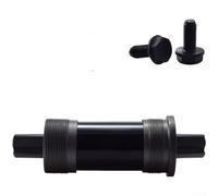 Caswynlife Rodamiento sellado cuadrado cónico soporte inferior, eje de acero de alto carbono en carcasa de aleación de aluminio para carretera de 68 mm y piezas plegables de bicicleta (110 mm)