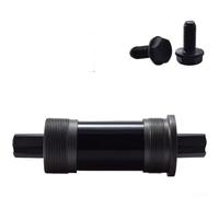 Caswynlife Rodamiento sellado cuadrado cónico soporte inferior, eje de acero de alto carbono en carcasa de aleación de aluminio para carretera de 68 mm y piezas plegables de bicicleta (113 mm)