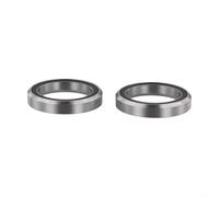 Caswynlife Rodamientos para auriculares de bicicleta de 38 x 27,15 x 6,5 mm, rodamiento de bolas cónico de acero con sello de goma, piezas de repuesto de bajo ruido para reparación de vástago de