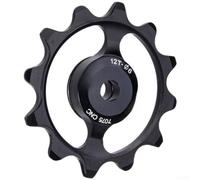 Caswynlife Rueda de bicicleta, polea de metal estrecha y ancha 12T | Rueda guía de metal, 12T estrecha ancha, mecanizado CNC, para polea de desviador trasera de bicicleta de carretera MTB