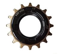 Caswynlife Rueda libre de engranaje fijo de una sola velocidad roscada de aleación de acero 16T 18T, piñón trasero de repuesto para bicicleta urbana Fixie Track (volante de inercia de 18 dientes)