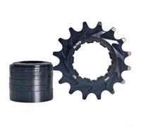 Caswynlife s 16T Rueda libre de bicicleta de una sola velocidad, buje mecanizado CNC AL7075 para bicicleta todoterreno y para triciclo de deriva, compatible con base de torre HG, engranaje de volante