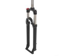 Caswynlife s Alusmallum Horquilla delantera de aleación con bloqueo hidráulico para bicicletas de montaña, suspensión de resorte de aceite con cable de control de hombro, actualización duradera de
