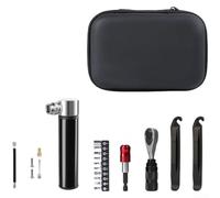 Caswynlife s Alusmallum - Juego de herramientas de reparación de bicicletas con cambio rápido magnético, estuche portátil compacto para mantenimiento de ciclismo, kit multifunción para bicicletas de
