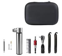 Caswynlife s Alusmallum - Juego de herramientas de reparación de bicicletas con cambio rápido magnético, estuche portátil compacto para mantenimiento de ciclismo, kit multifunción para bicicletas de