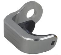 Caswynlife s for brompton E Buckle Front Fork Hook For Folding Bike, CNC 6061 Aluminum Alloy Replacement Part, Lightweight Anodized Latch For Frames Without Mudguards, Red Silver Grey (Gray)