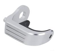 Caswynlife s for brompton E Buckle Front Fork Hook For Folding Bike, CNC 6061 Aluminum Alloy Replacement Part, Lightweight Anodized Latch For Frames Without Mudguards, Red Silver Grey (Silver)