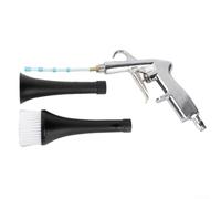 Caswynlife Soplador de aire de alta presión, espray neumático del retiro del polvo de la aleación de aluminio con el cepillo, barra 6-9.2 para el detalle del coche y la limpieza electrónica (HT-05)