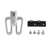 Caswynlife Soporte de bolsa de bicicleta plegable para Brompton para DAHON Adaptador de liberación rápida 6061 Placa de montaje ligera y estable de aleación de aluminio para portaequipajes (rojo)